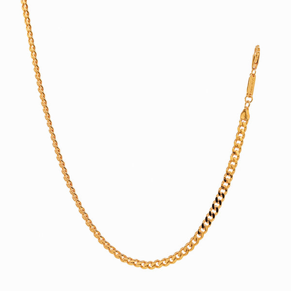 Solid Curb Chain Necklace