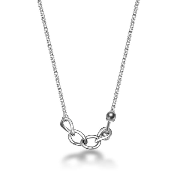 KNOT the silver necklace