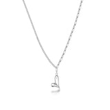 Silver Heart the necklace