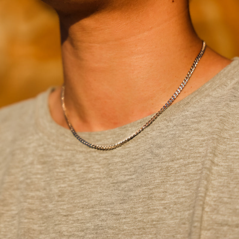 Solid Curb Chain Necklace