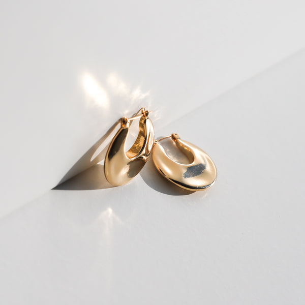 Boat of Gold -"Yuan Bao" Earrings