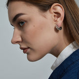 RIPPLES the circle chip earrings